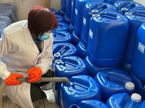 西海岸企業(yè)日產84消毒液原液30噸，全力支援抗疫物資保障